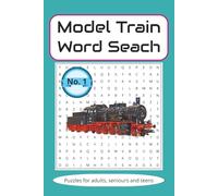 Model Train Word Search: Word Searchess with Easy to Read Print about, Model Trains, Model Train Layouts HO Gauge and more | 6x9 inches 110 pages | ... ... Gift for Vacation, Holidays & Free Time