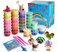 Modelado del kit de arcilla - 36 colores Air Magic Dry Ultra Light Clay Safe y no txico Gran regalo de juguete para nios y nias