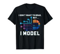 Modelado Estadístico Humor Científico de Datos I Modelo Camiseta gráfica económica