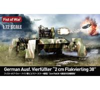 Rocket models UA72350 - 1:72 Fist of war, WWII Germany E50 con Flak 38