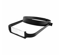 Modelcraft Lupa de Diadema Delgada con 4 Lentes, Negro, Slimline