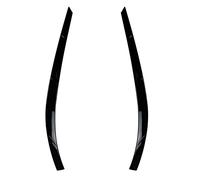Modellazione Auto Lampada Faro Anteriore Sopracciglio Palpebra Trim Copertura Per Tiguan MK1 2011-2014 Modifica Esterna(Piano black)