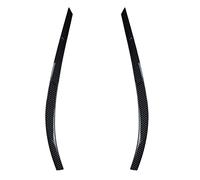 Modellazione Auto Lampada Faro Anteriore Sopracciglio Palpebra Trim Copertura Per Tiguan MK1 2011-2014 Modifica Esterna(Carbon fiber pattern)