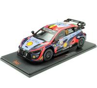 MODELLINO en Scala Ixo Model compatible con Hyundai i20 N WRC N.11 Europa central. Rally 2023 NEUVILLE-WYDAEGHE escala 1:18 modelo 18RMC193 241217