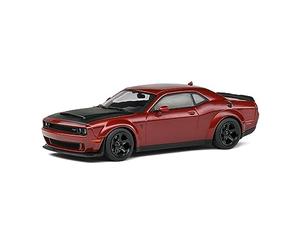 MODELLINO IN Scala COMPATIBILE con Dodge Challenger Demon 2018 Red 1:43 SOLIDO SL4310304