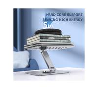 (Modello base H08) Soporte para computadora portátil en lega di aluminio con rotación a 360,