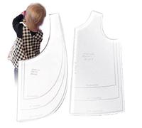 Modello Da Cucito Per Gilet Per Bambini - Forniture La Realizzazione Di Vestiti Bambole Reversibili | Modelli Di Modelli Durevoli | Materiales ABS, Riutilizzabile, Facile Da Usare,