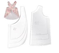 Modello Da Cucito Per Gilet Per Bambini - Forniture La Realizzazione Di Vestiti Bambole Reversibili | Modelli Di Modelli Durevoli | Materiales ABS, Riutilizzabile, Facile Da Usare,
