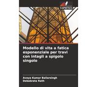 Modello di vita a fatica esponenziale per travi con intagli a spigolo singolo
