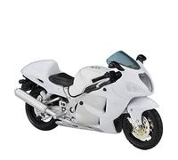 Modelo 1:18 para Suzuki GSX 1300 R Aleación Motocicleta Modelo Simulación Diecast Metal Juguete(White Retail Box)