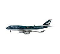 Modelo 1 200 para Cathay Pacific 747-400 Avión De Línea Aérea Juguete Fundido A Presión Simulación Estática Juego de Pasatiempos en Miniatura(Type A)