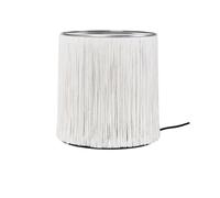 Lámpara de mesa Gubi modelo 597, aluminio, color crema, altura 29 cm