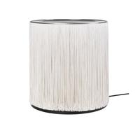 Modelo 597 Lámpara de Pie Aluminio Pulido/Flecos de Color Crema
