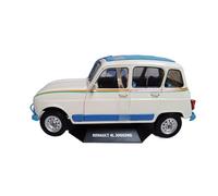 Modelo A Escala 1/18 De Un Renault 4L Coleccionable De Metal con Ruedas Delanteras Direccionables