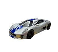 Modelo a Escala 1:18 del Jaguar CX75 de aleación fundida a presión Figura Coleccionable estática de Metal para Adultos Adorno Decoración del Hogar