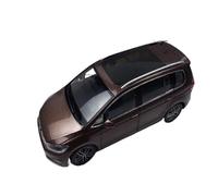 Modelo A Escala 1:18 del Volkswagen Touran L De Aleación En Azul Naranja Y Marrón Modelo De Metal Multicolor(Brown)