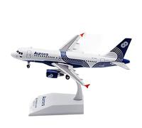 Modelo A Escala 1 200 para Avión A319 Vp-buo Russian Aurora Airlines, De Aleación Fundido A Presión con Base Juego de Pasatiempos en Miniatura