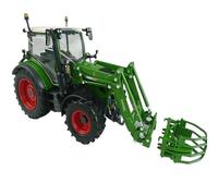 Modelo A Escala 1:32 del Tractor Fendt 313 Vario Bale Grapple Aleación Color Verde para El Hogar Y Las Manualidades