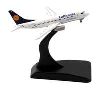 Modelo A Escala 1:400 del B737-500 De Lufthansa con Base De Aleación para Recuerdo Coleccionable Aficionados Militares