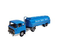 Modelo A Escala 1/43 De Camión Bernard Tda 180 Cabina De Aleación Caja De Carga Metálica Coleccionable Estático (Azul)