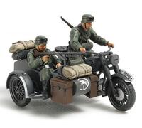 Modelo A Escala 1:48 De Motocicleta Y Sidecar De Plástico TAMIYA