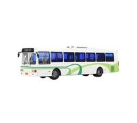 Modelo A Escala 1:64 Autobús Verde Aleación Estático Metal Ideal como Recuerdo para Dormitorio O Decoración Escritorio