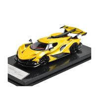 Modelo A Escala 1:64 del Dios del Sol Apolo IE: Coche De Juguete En Miniatura De Aleación Modelo Deportivo para Juegos(Yellow)