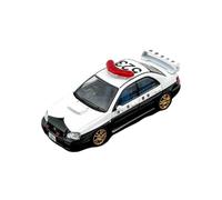Modelo A Escala 1:64 del Impreza WRX STI De Octava Generación De Aleación Fundida A Presión Color Blanco Y Negro