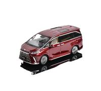 Modelo A Escala 1:64 del Lexus LM 500h MPV Coche Clásico De Aleación Miniatura De Juguete Coleccionable(Red A)