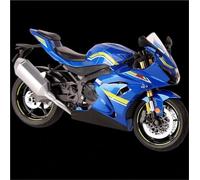 Modelo a Escala 1/9 para Suzuki GSX-R1000R Juguete Motocicleta De Carreras Modelo Fundido A Presión Miniatura Tamaño Grande Iluminable Colección Regalo(BLU)