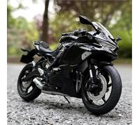 Modelo a Escala Aleación De Carreras Diecast Juguetes Regalo Cumpleaños Moto Juguete A Escala Cross-Country 1/12 para Kawasaki para Ninja ZX-25R(Nero)