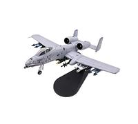 Modelo a Escala Aviones 1:100 US A-10 A10 Thunderbolt II Warthog Hog Attack Aircraft Fighter Die Cast Metal Modelo De Avión De Juguete(B)