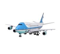 Modelo a Escala Aviones 1:150 Apto para Boeing 747 Air Force One Airlines Modelo De Resina Avión Coleccionable con Luz Y Rueda(Without Light)
