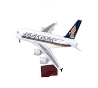 Modelo a Escala Aviones 1/160 Apto para Airbus A380 Modelo De Aviación Ligero Fundido A Presión Plástico Resina Avión Coleccionista Avión Regalo(A)