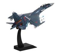 Modelo a Escala Aviones 1:48 para Su 35 Fighter Metal Fundido A Presión Aleación Simulación Avión Pasajeros Modelo Decoración Escritorio Regalo(B)