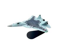 Modelo a Escala Aviones Avión De Combate Furtivo Ruso Sukhoi Su57 Modelo Militar Fundido A Presión Escala 1:100