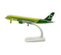 Modelo a Escala Aviones Modelo Avión Aleación Fundida A Presión Airbus A320 De Siberia S7 Airlines Escala 1:400 con Base para Decoración Hogar