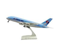 Modelo a Escala Aviones Modelo De Avión Airbus A380 De Corea Escala 1:240 De Resina con Base De Soporte para Decoración del Hogar