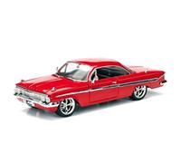 Modelo A Escala Compatible con Dom S Chevy Impala Fast & Furious Red 1:32 Jada Toys JADA98304