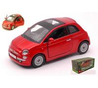 Modelo A Escala Compatible con FIAT Nuova 500 2007 Red 1:32 BURAGO BU43011B