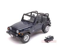 Modelo A Escala Compatible con Jeep Wrangler Rubicon 1997 Dark Blue 1:27 MAISTO MI31245DB