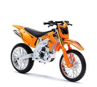 Modelo a Escala de Moto 1:10 para Kawasaki KX450 Modelo Motocicleta Deportiva Aleación Metal Fundido A Presión Carreras Callejeras Cross-Country Juguete Simulación Regalo(Orange)
