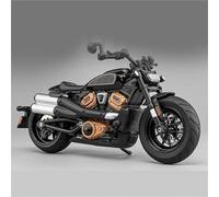 Modelo a escala de moto 1/12 Para Harley Para Davidson Sportster S, Modelo De Aleación, Motocicleta Carreras, Juguete, Regalo, Colección, Miniatura(Nero)