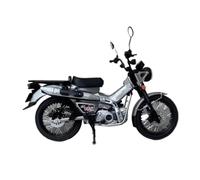 Modelo a Escala de Moto 1/12 para Honda, para Trail CT125, para Hunter Cub Modelo De Motocicleta Aleación Juguete Simulación Carreras Callejeras A Presión(Grey)