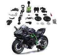 Modelo a Escala de Moto Adornos, Regalos, Motos De Juguete 1/12 para Kawasaki H2R Colección Miniaturas Carreras para Montar