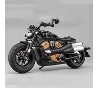 Modelo a Escala de Moto Modelo Aleación Motocicleta para Harley para Davidson Y para Sportster S A Escala 1:12 Colección Juguetes Regalo, Miniaturas Fundición A Presión para Carreras(Nero)