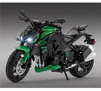 Modelo a escala de moto Modelo De Motocicleta A Escala 1/12, Juguete Portátil Simulación Carreras Para Kawasaki Z1000 Z 1000(Vert)