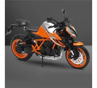 Modelo a Escala de Moto Modelos De Motocicletas Aleación Fundidos A Presión 1/12 para 1290, para Super, para Duke R, Mini Moto Series Juguetes Simulación Carreras, Regalo(Orange)