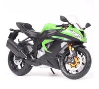 Modelo a Escala Miniatura para Kawasaki ZX6R A Escala 1/12, Regalo De Colección Modelo Motocicleta Carreras Cross-Country Juguete Simulación Aleación(Vert)