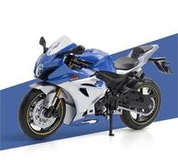 Modelo a Escala Modelo De Motocicleta A Escala 1/12, Portátil, Carreras, con Dedo, Simulación Moto, Juguetes Colección para Suzuki GSX-R1000R GSXR1000R GSX R1000R(BLU)